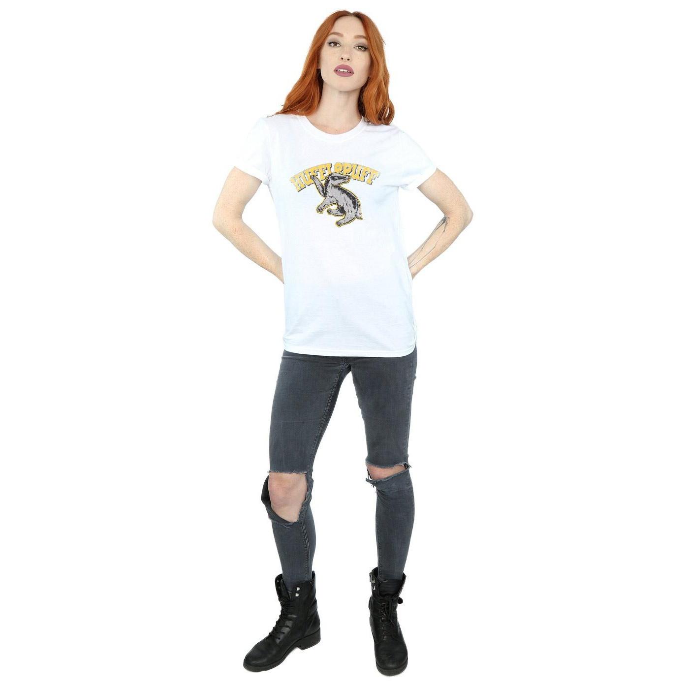 Harry Potter Hufflepuff Dachs Wappen T-Shirt