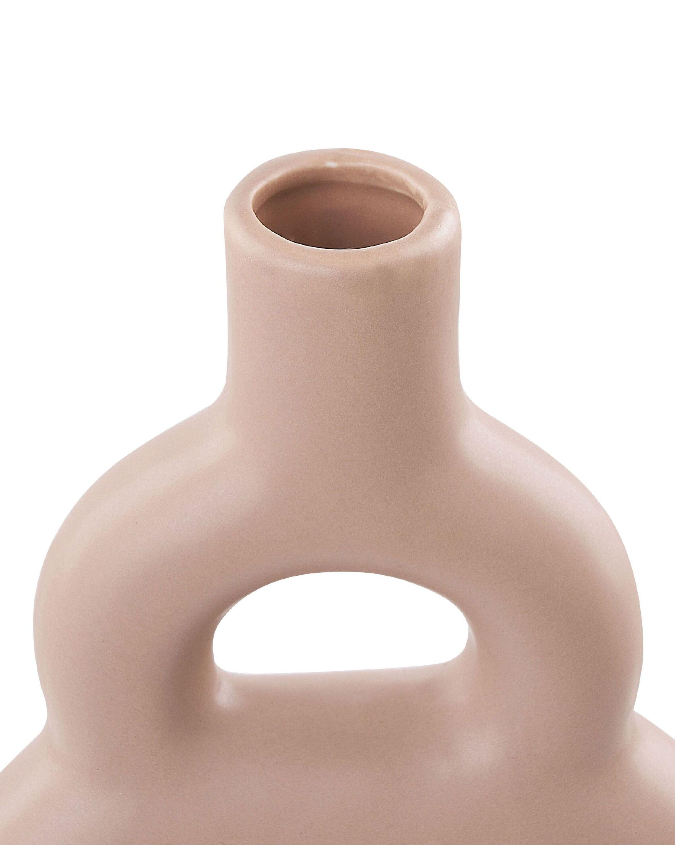 Beliani Blumenvase aus Porzellan Modern KOZANI