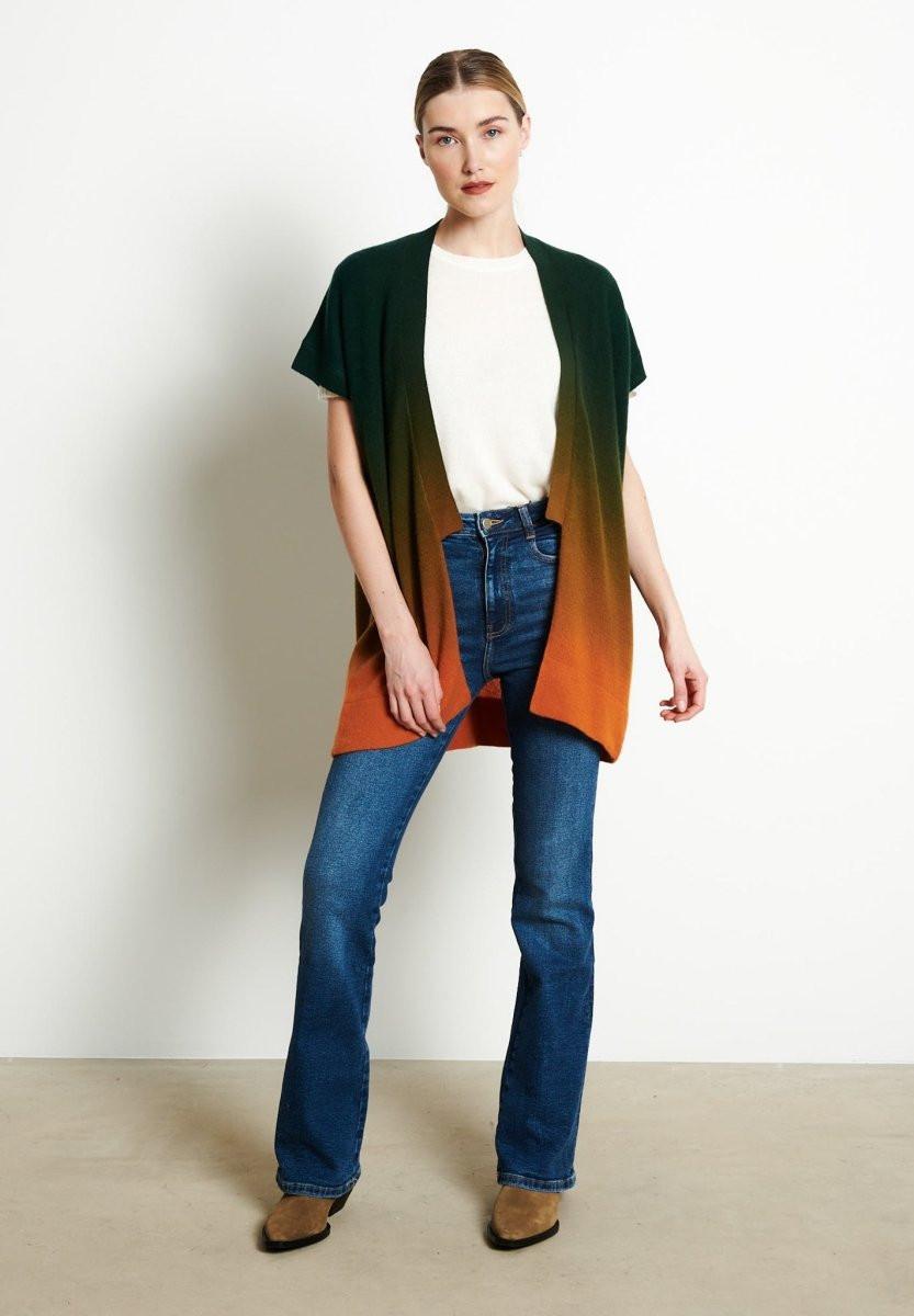 Studio Cashmere8 AVA 11 Kimono aus Kaschmir Tie & Dye - 100% Kaschmir