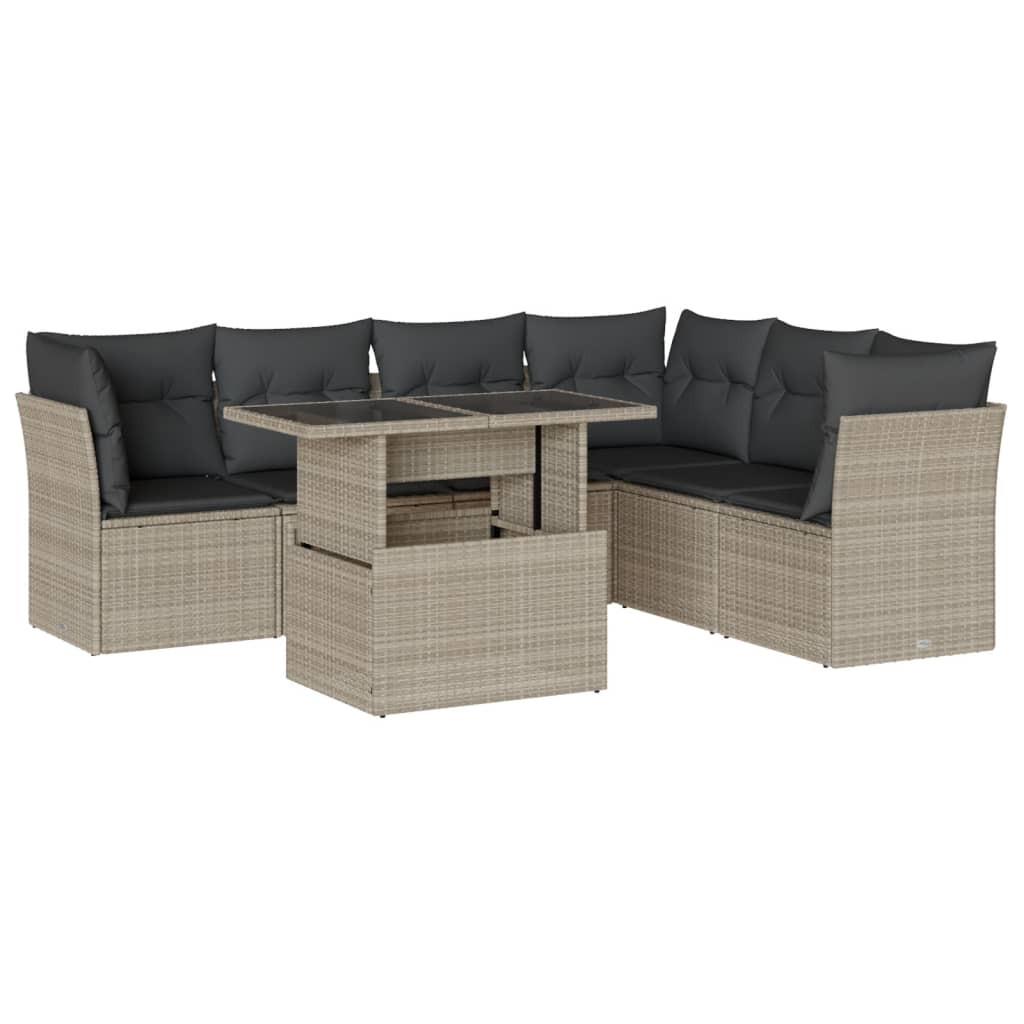 VidaXL Garten sofagarnitur poly-rattan