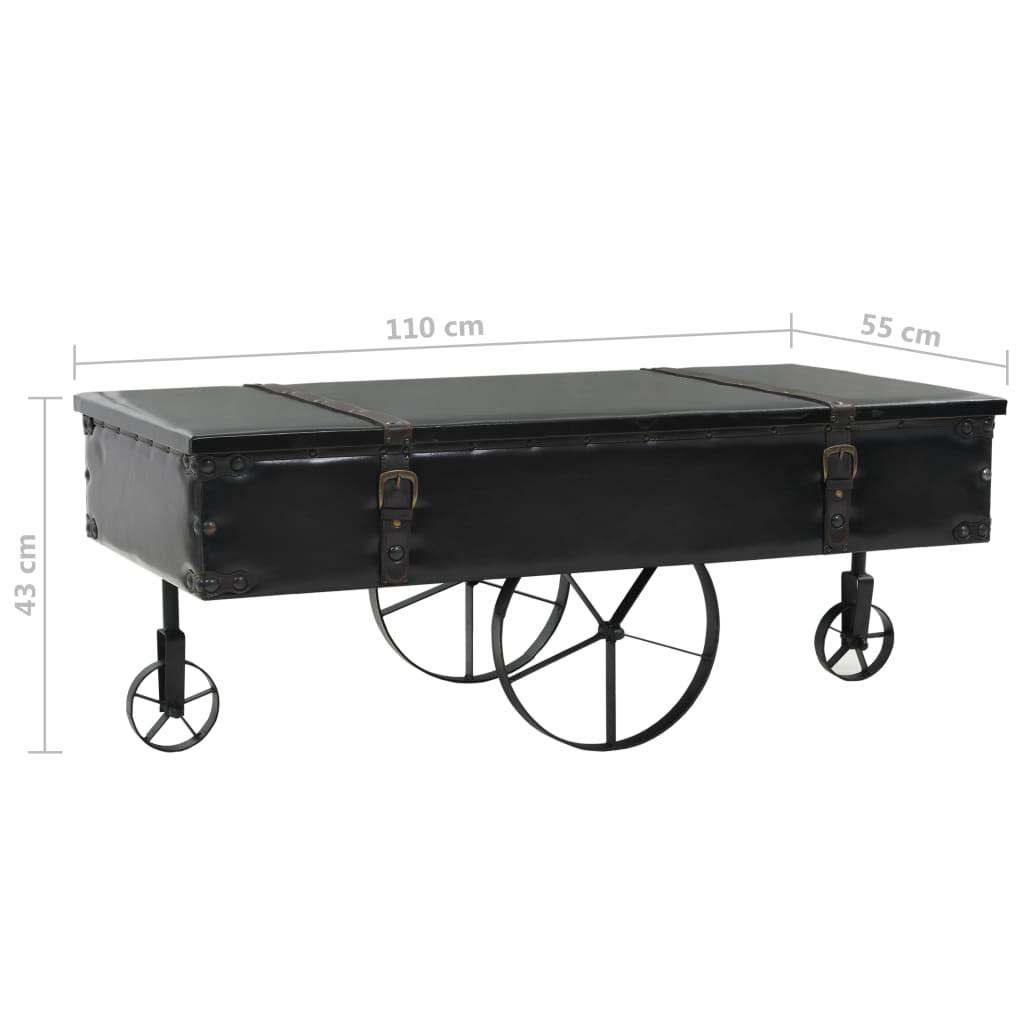 VidaXL Beistelltisch kunstleder