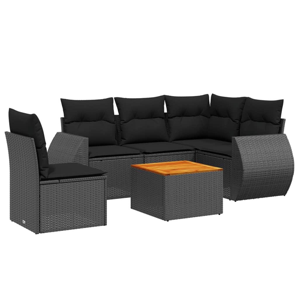 VidaXL Garten sofagarnitur poly-rattan