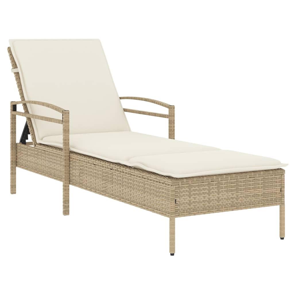 VidaXL Sonnenliege poly-rattan