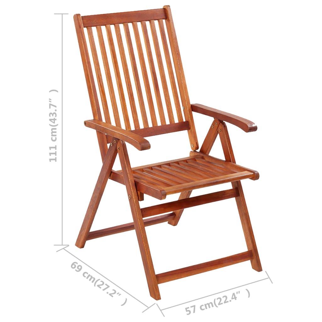 VidaXL Gartenstuhl holz