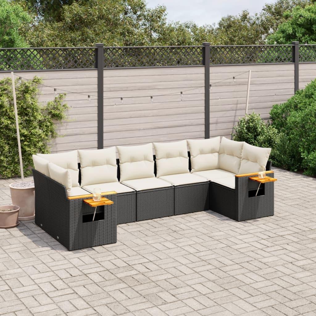 VidaXL Garten sofagarnitur poly-rattan