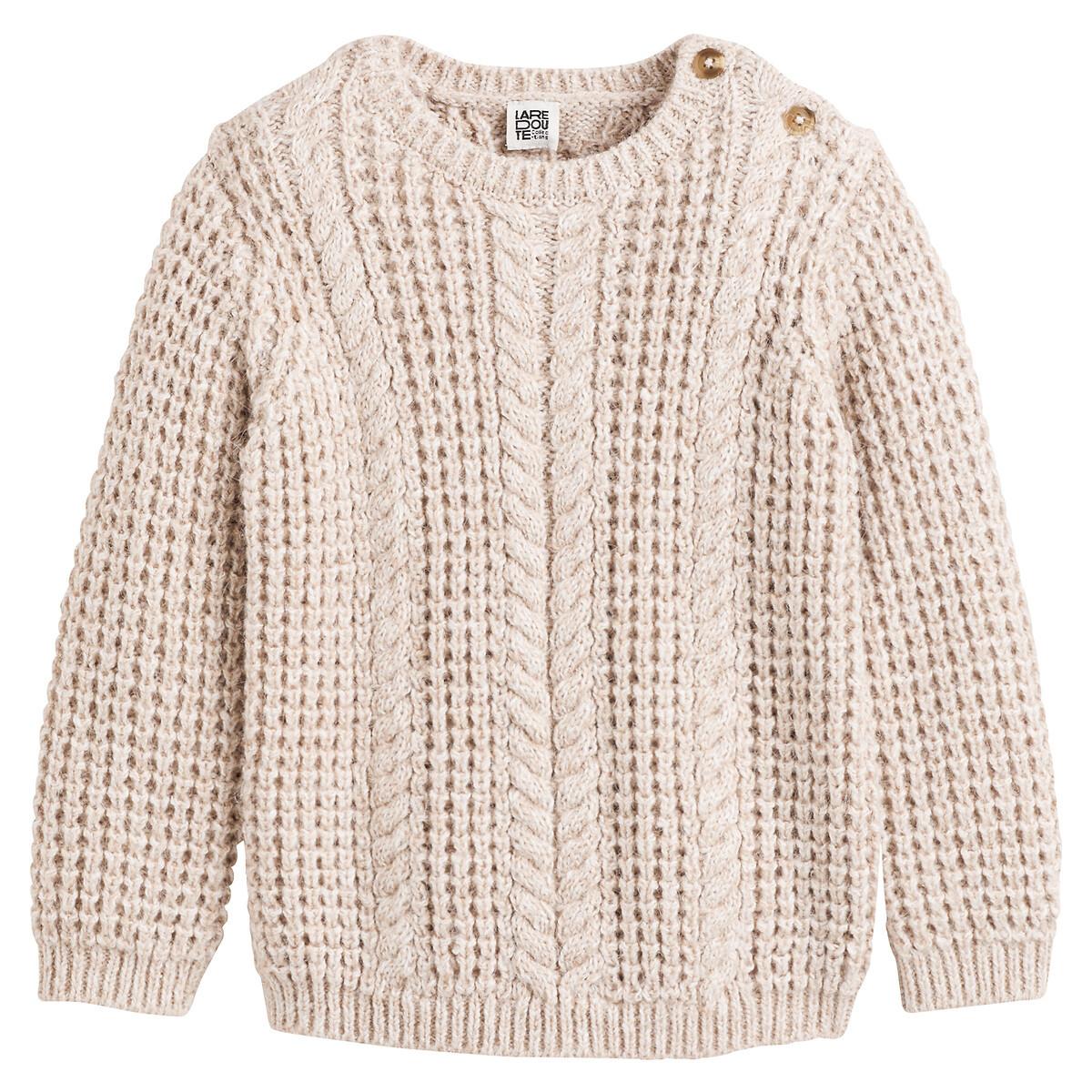 La Redoute Collections Pullover mit rundem Ausschnitt