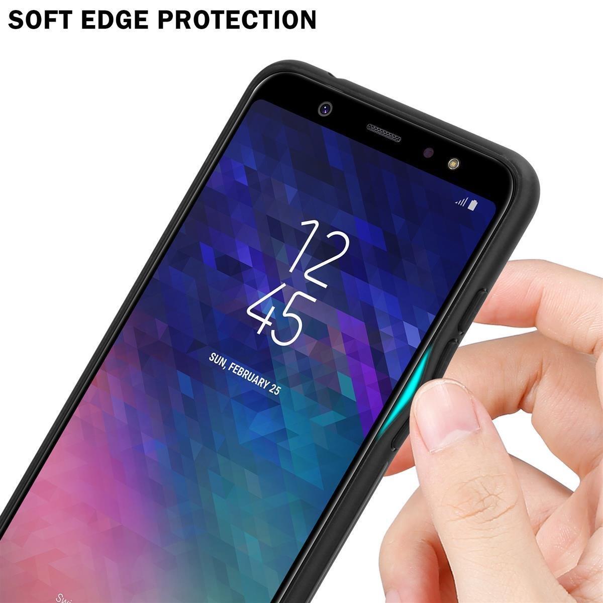 Cadorabo Hülle für Samsung Galaxy A6 PLUS 2018 Zweifarbig