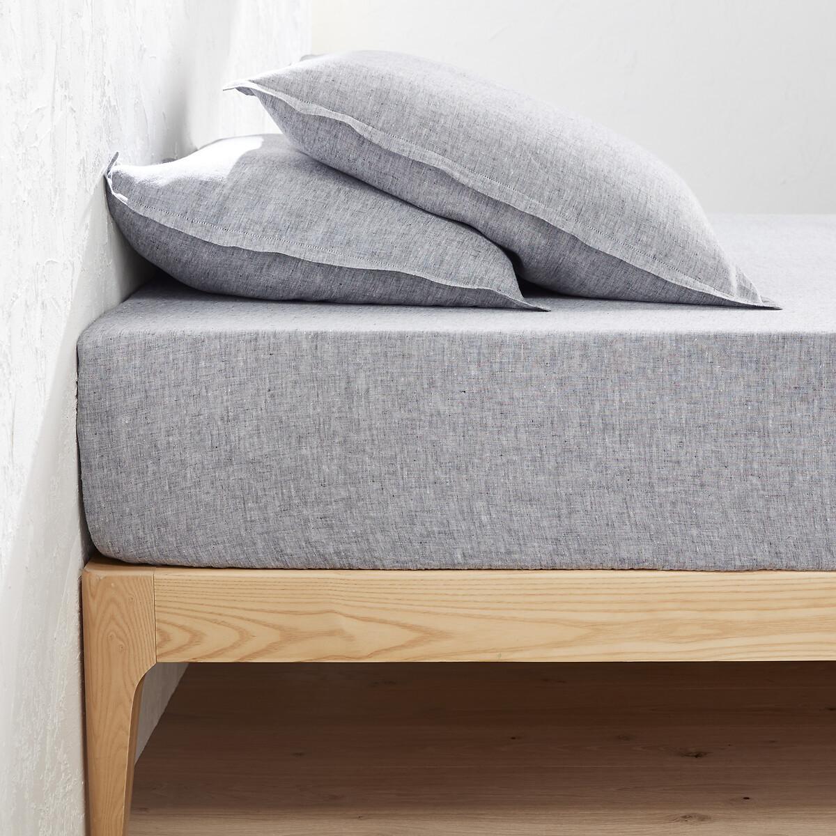 La Redoute Intérieurs Fixleintuch Linot aus vorgewaschenem Leinen