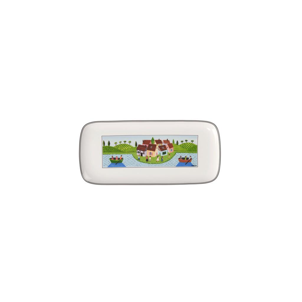 Villeroy&Boch Kuchenplatte eckig Charm & Breakfast Design Naif