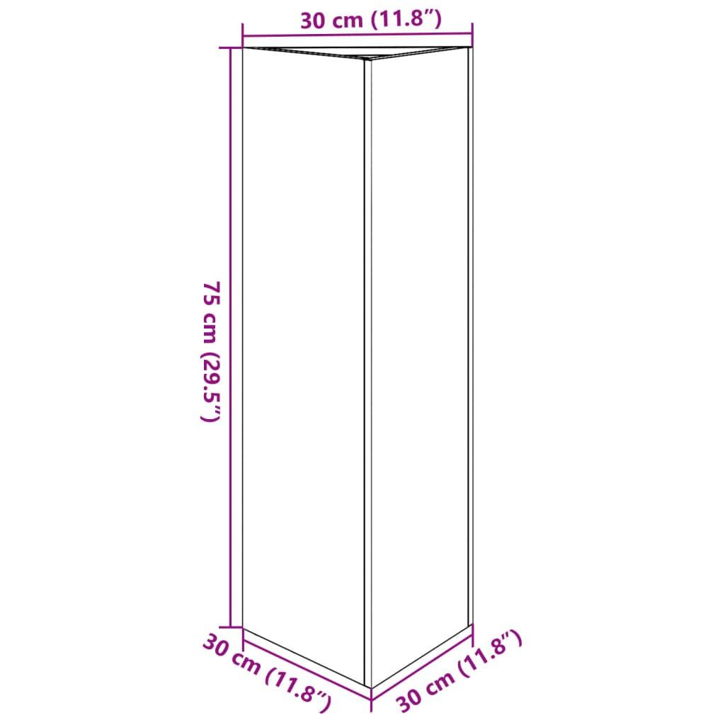 VidaXL Pflanzkübel metall