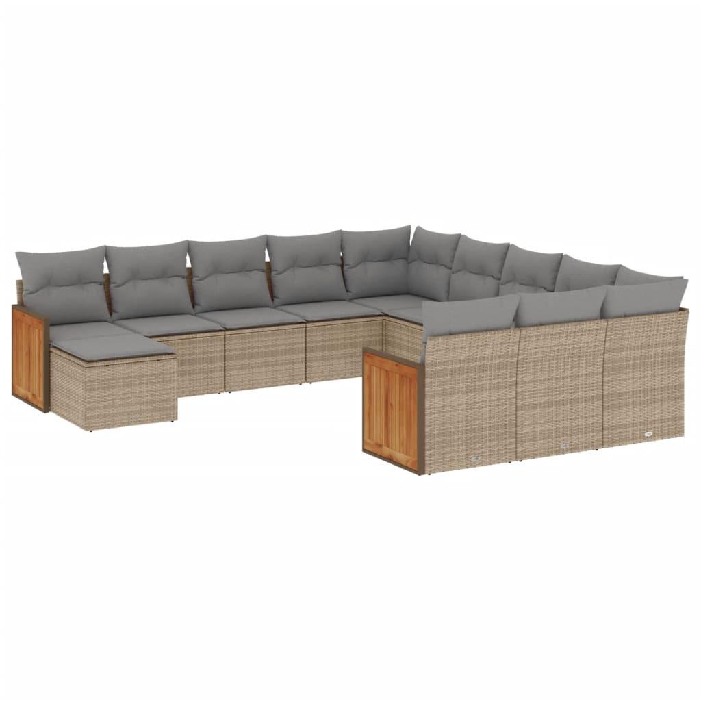 VidaXL Garten sofagarnitur poly-rattan
