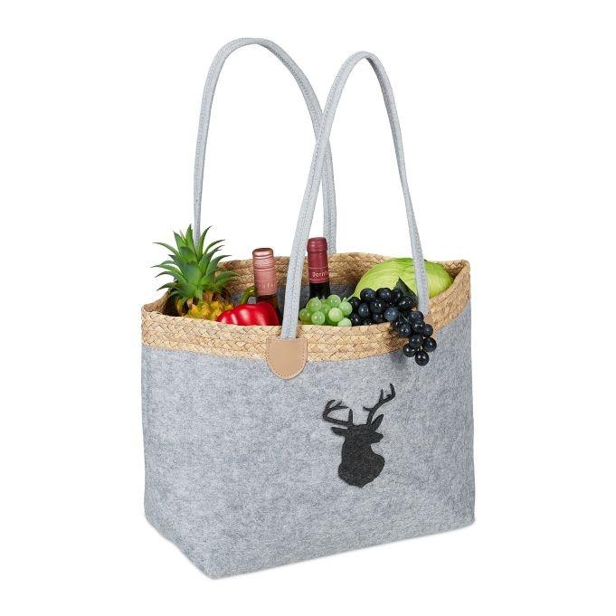 B2X Filztasche mit Hirschmotiv
