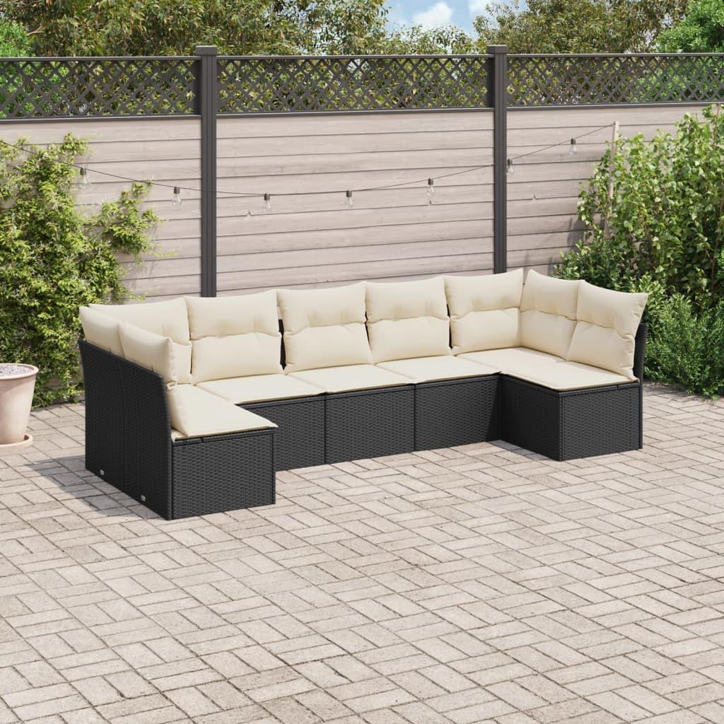 VidaXL Garten sofagarnitur poly-rattan