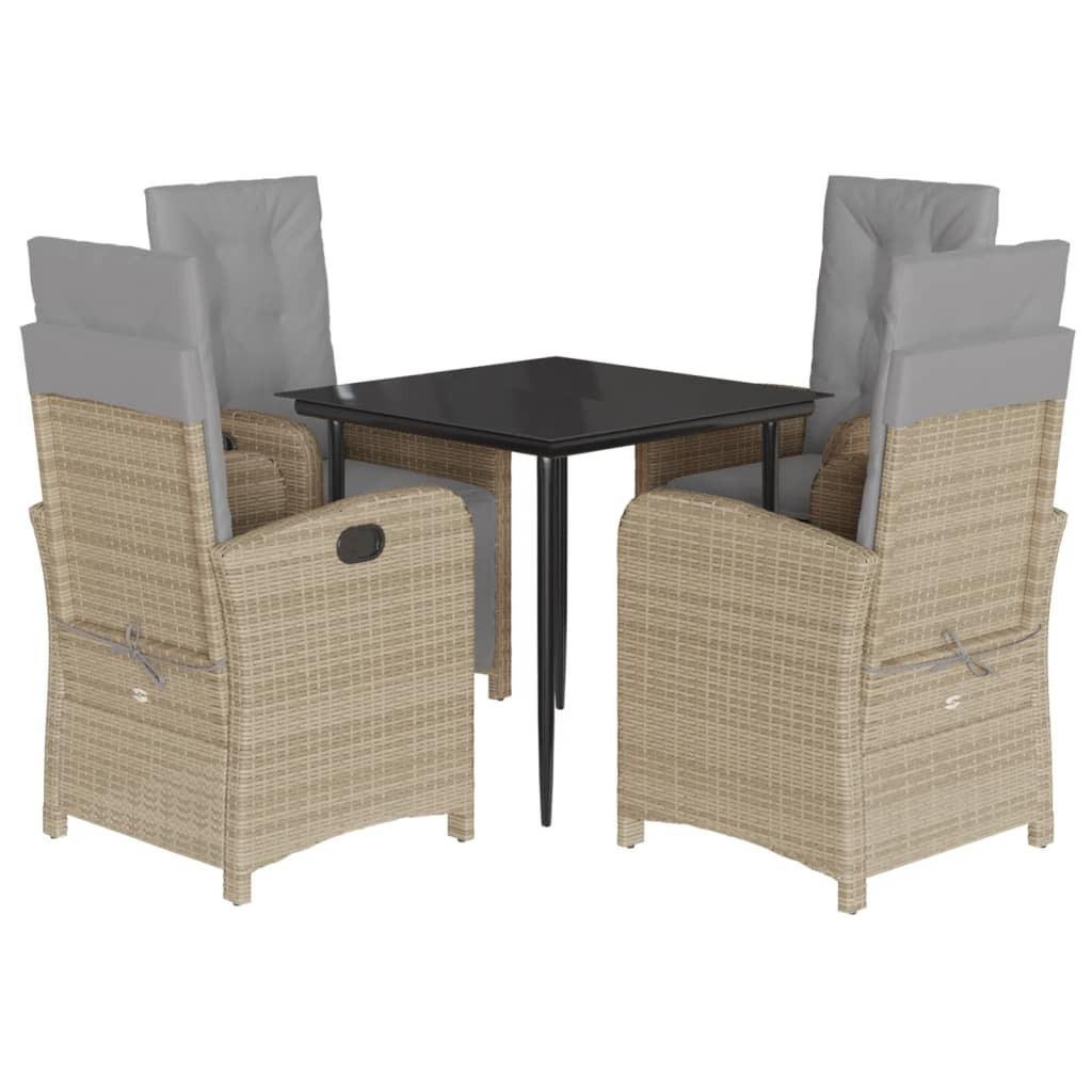 VidaXL Garten essgruppe poly-rattan
