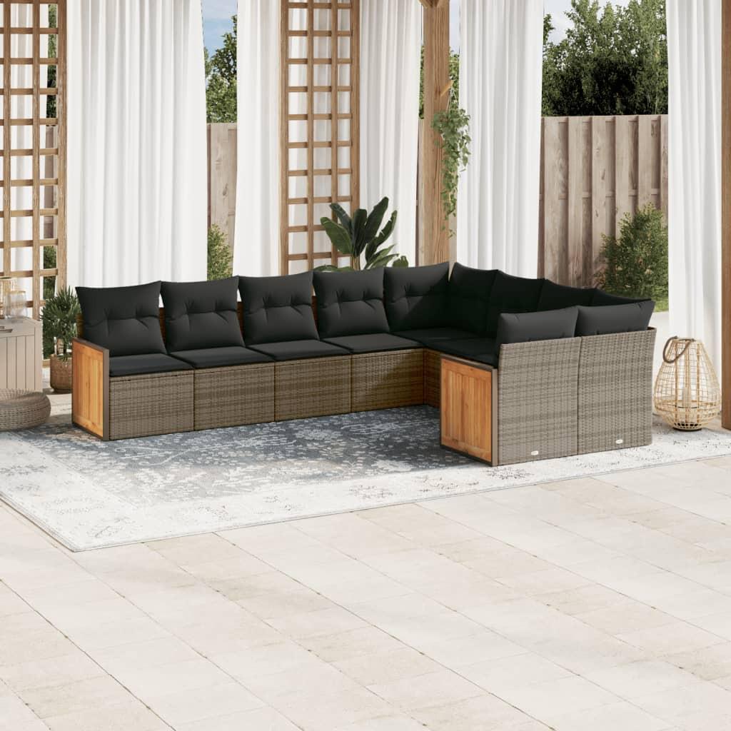 VidaXL Garten sofagarnitur poly-rattan