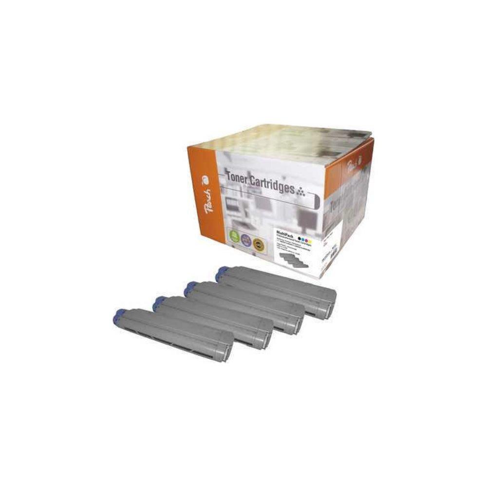 Peach TONERSET OKI MC860-SERIES BK, C, M, Y