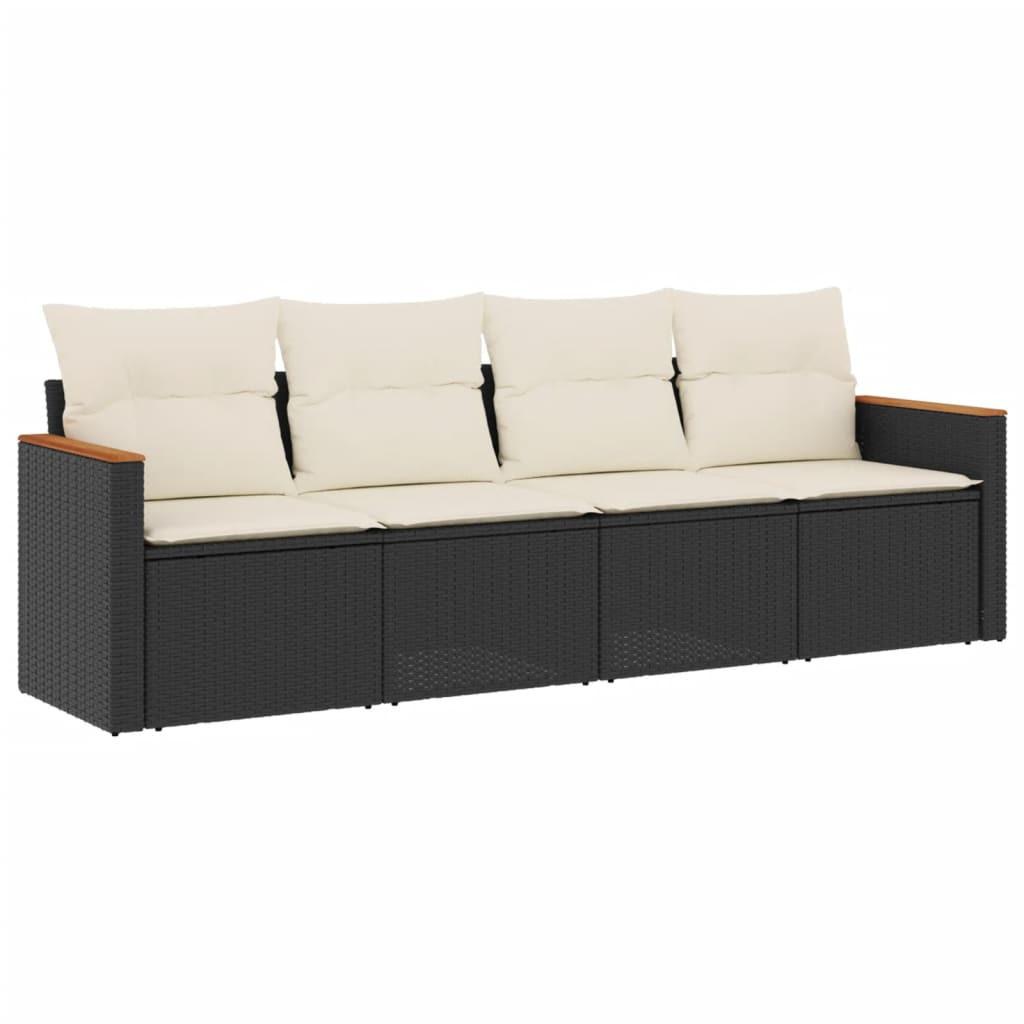 VidaXL Garten sofagarnitur poly-rattan