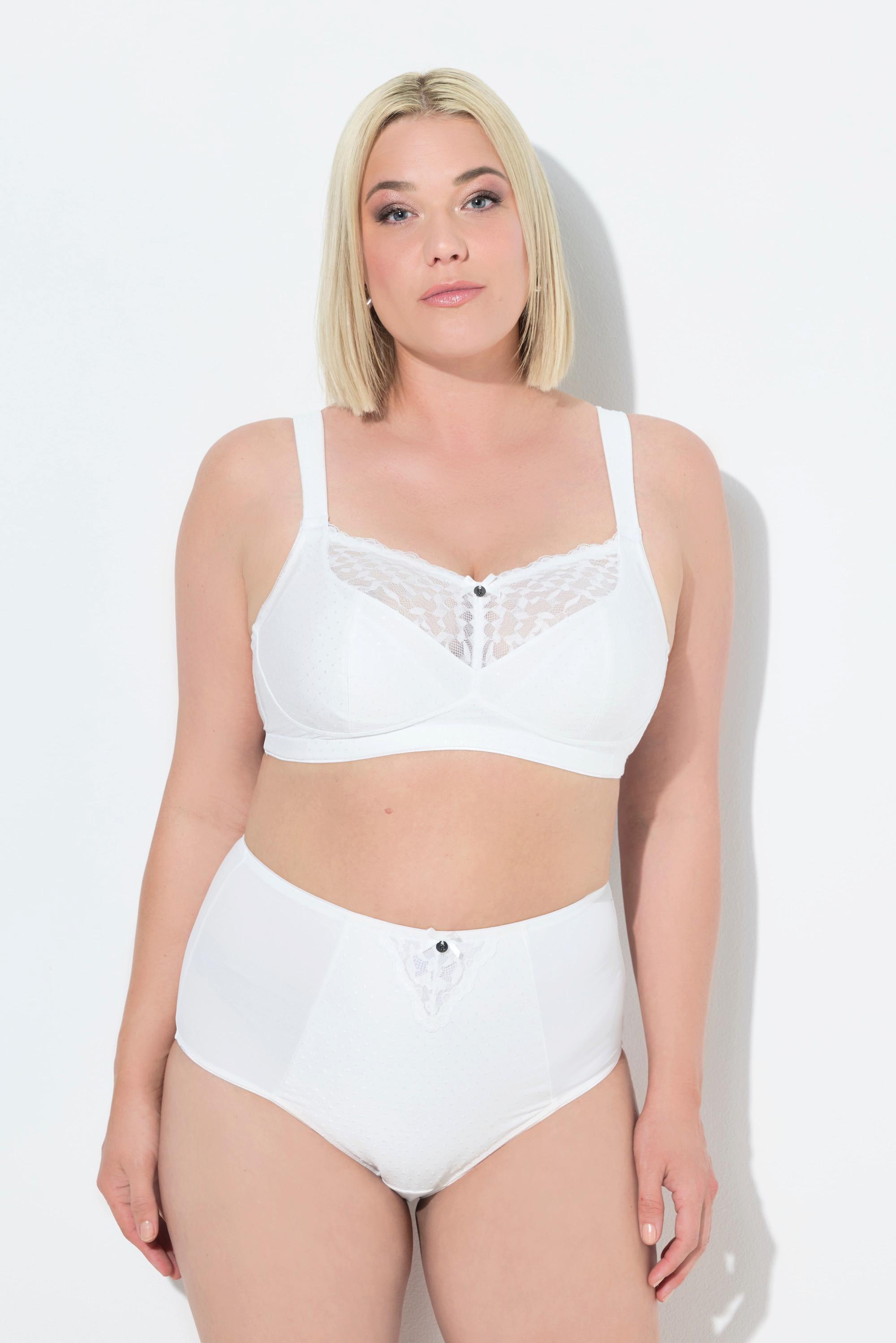 Ulla Popken Komfort-BH, Spitze bügellos