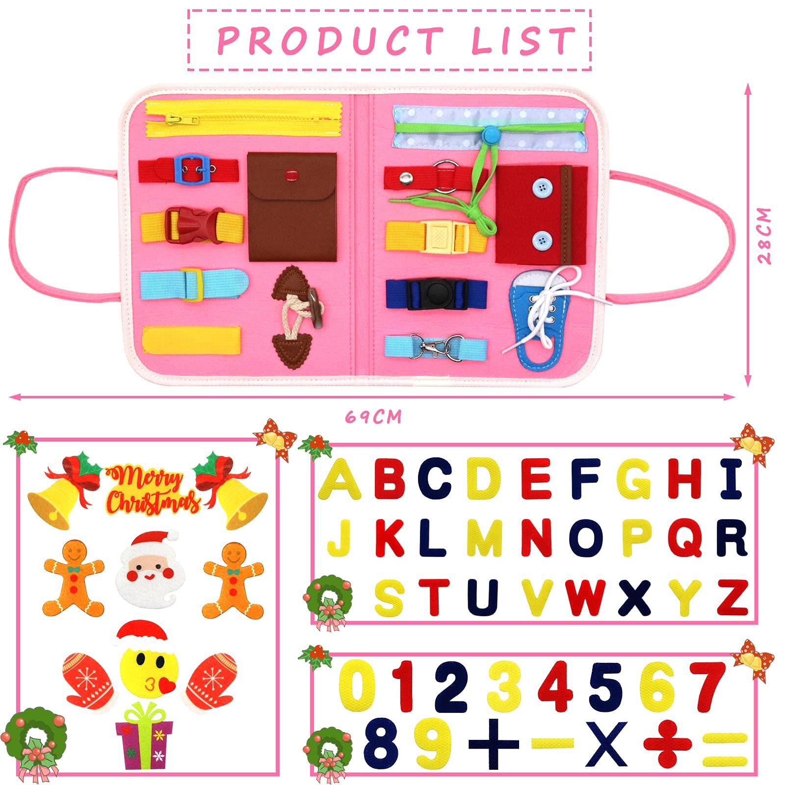 Activity-board Spielbrett, Lernspielzeug für Kleinkinder Spielzeug zum Erlernen grundlegender Lebenskompetenzen