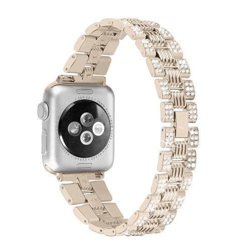 Cover-Discount Apple Watch 44/45/46/49mm - Edelstahl Mit Strass Armband