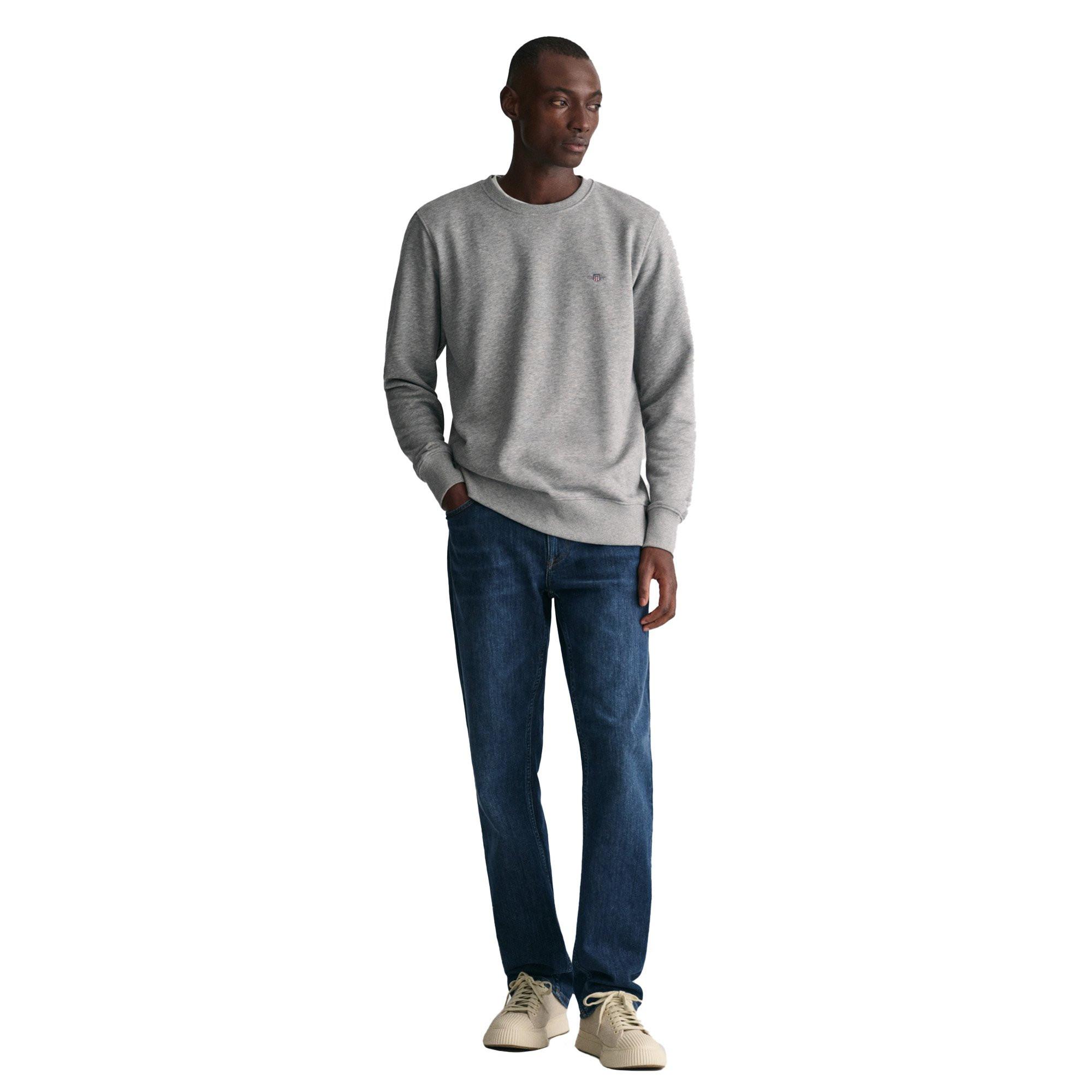 GANT Sweatshirt Bequem sitzend-REGULAR SHIELD C-NECK SWEAT