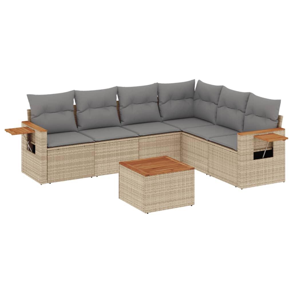VidaXL Garten sofagarnitur poly-rattan