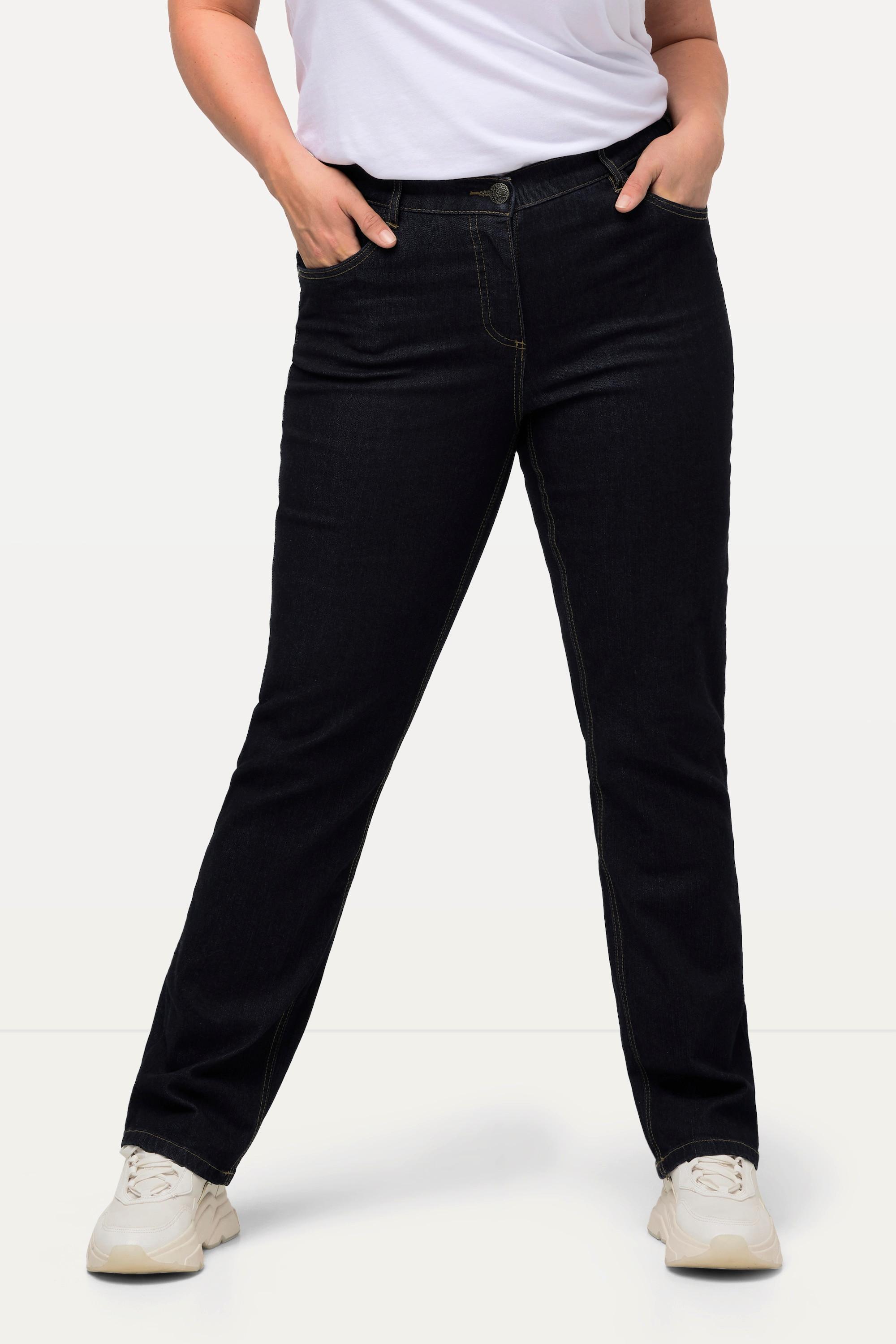 Ulla Popken Mandy Straight Leg 5-Pocket Komfortbund Jeans