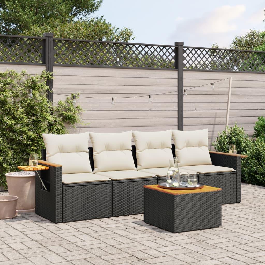 VidaXL Garten sofagarnitur poly-rattan