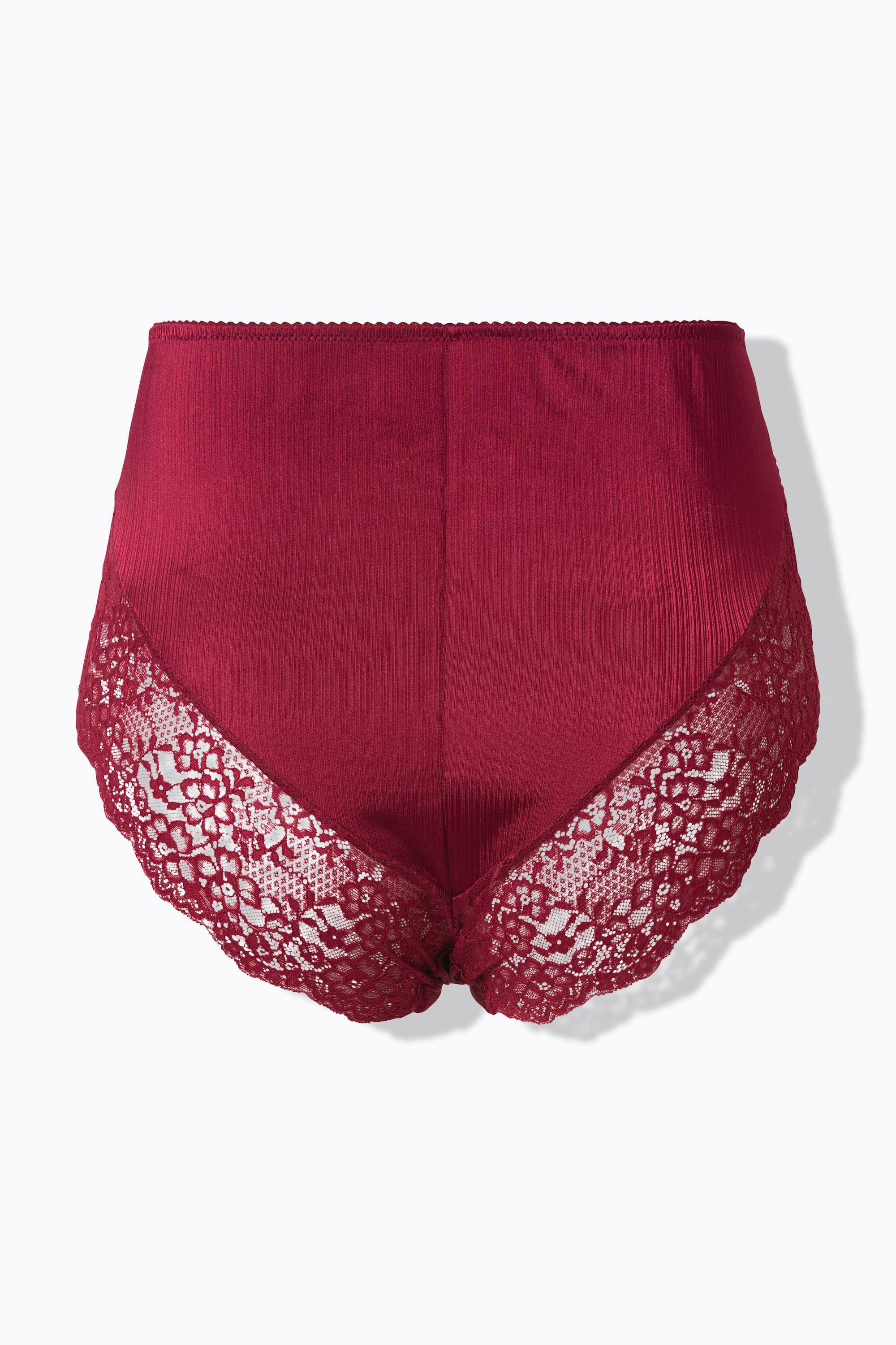 Ulla Popken Maxislip, Satin, Spitzen-Rückseite