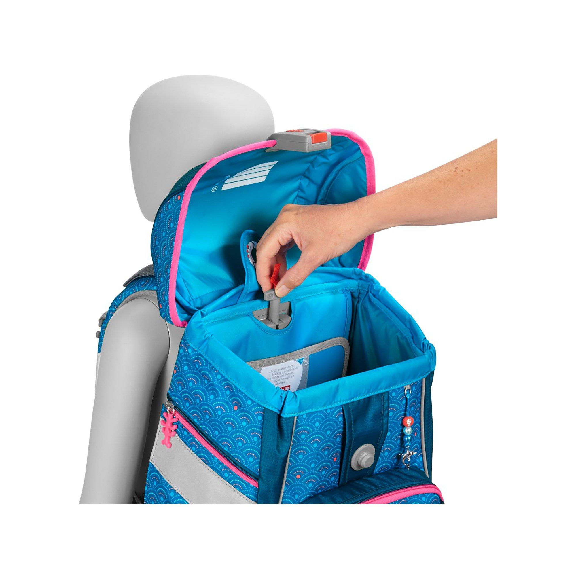 Step by Step Schulthek-Set, 6-teilig 2IN1 PLUS, Dolphin Pippa