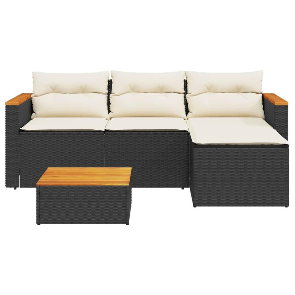 VidaXL Garten sofagarnitur poly-rattan