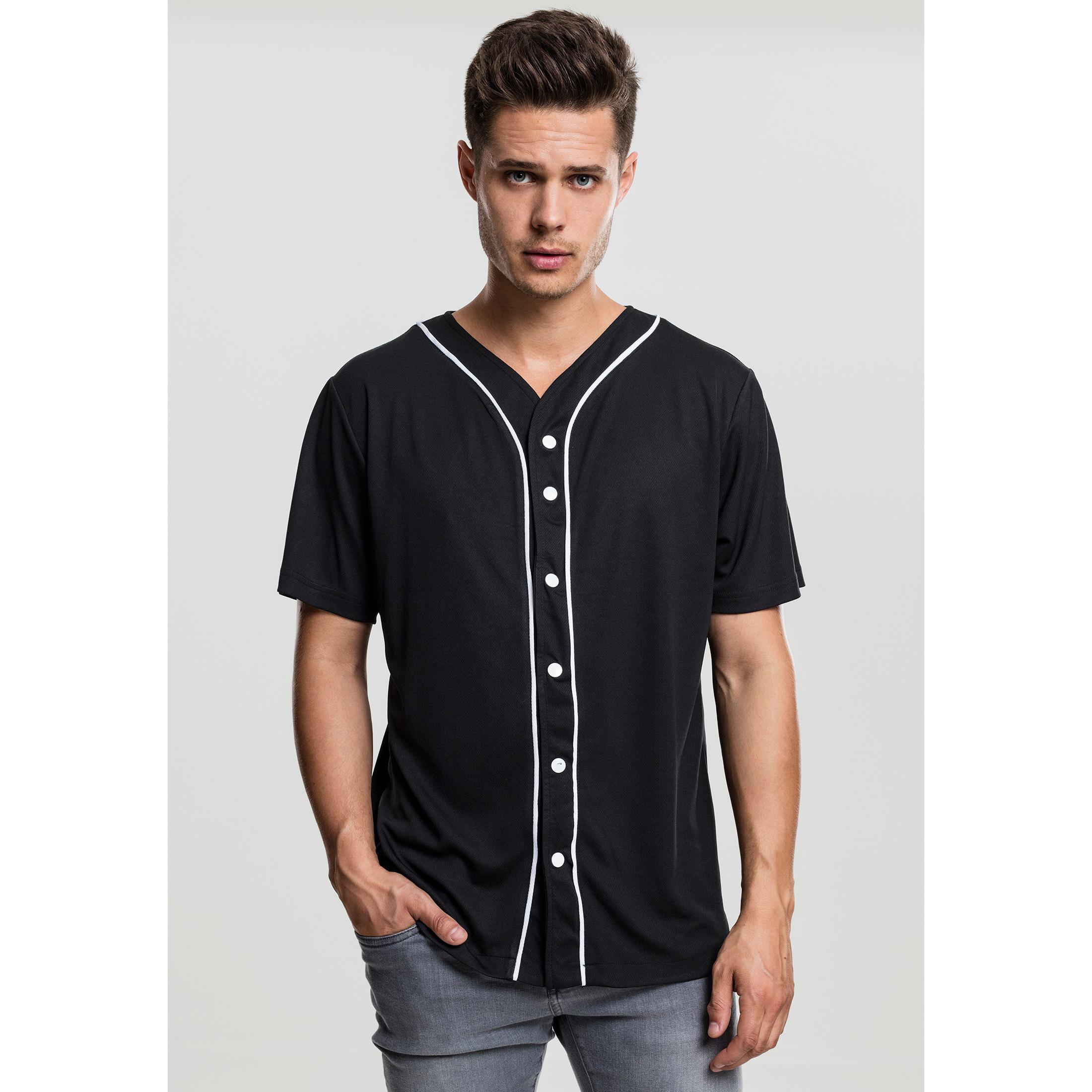 URBAN CLASSICS Baseball Mesh T-Shirt