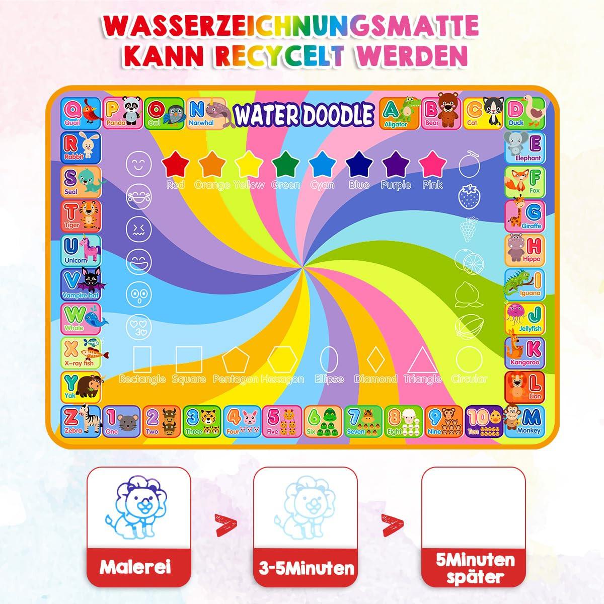 Activity-board Große Magic-Malmatte mit Wasserbuch