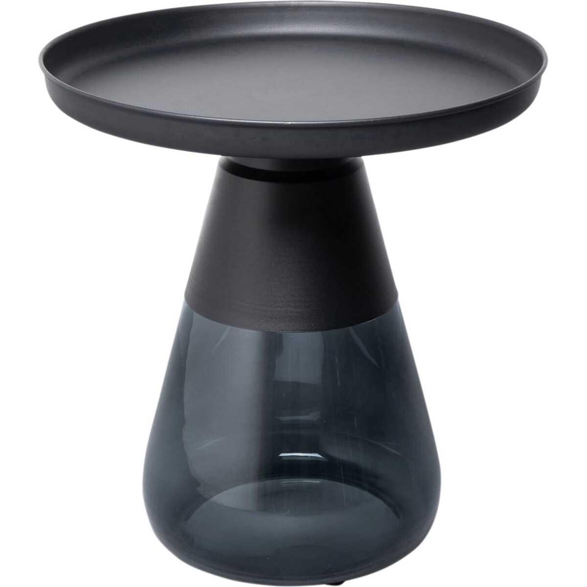 KARE Design Beistelltisch Bottiglia smoke rund 50