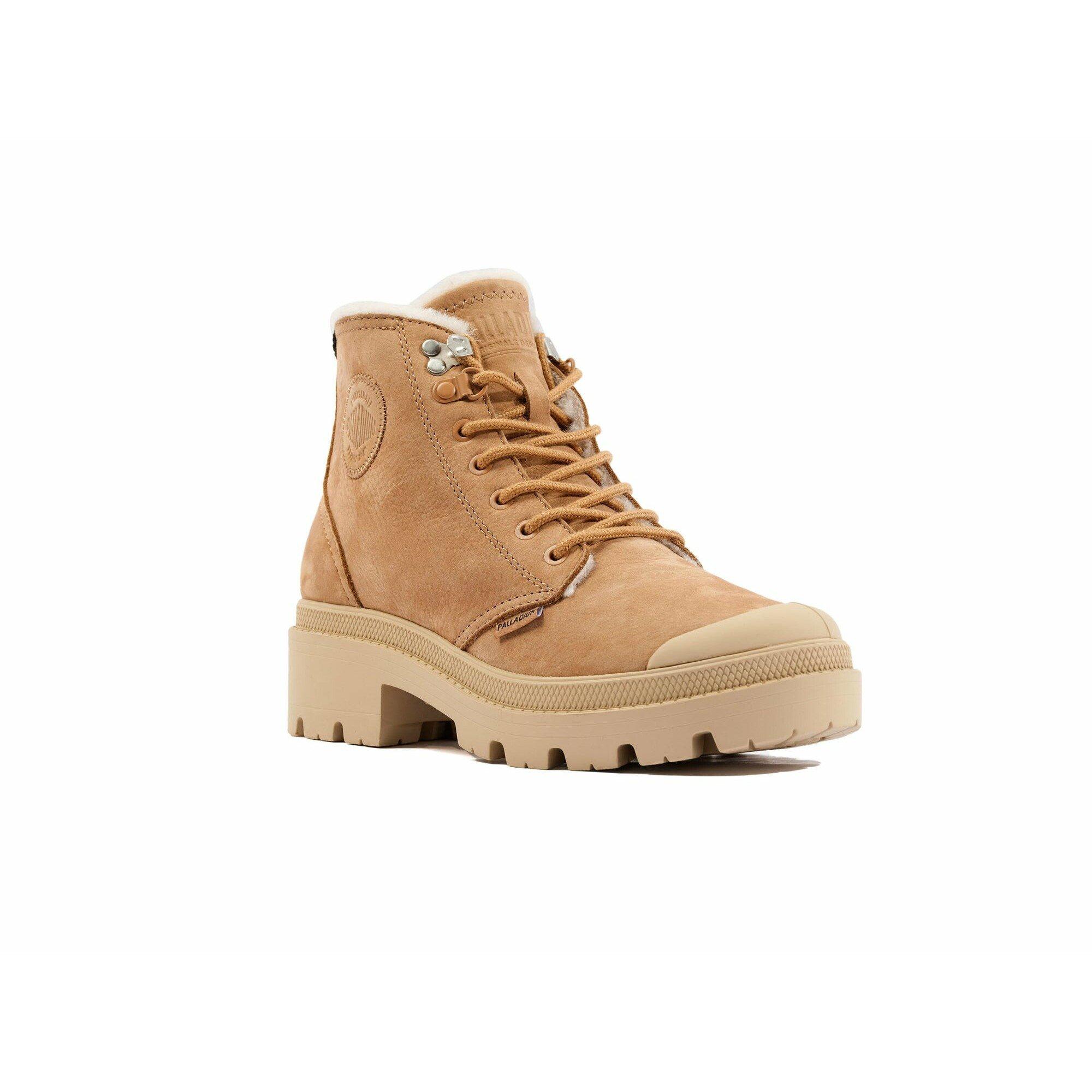 PALLADIUM damen stiefeletten pallabase nubuck zip wl