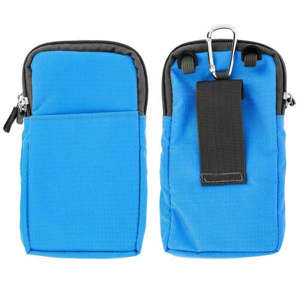 Avizar Umhängetasche mit Fächern Hellblau