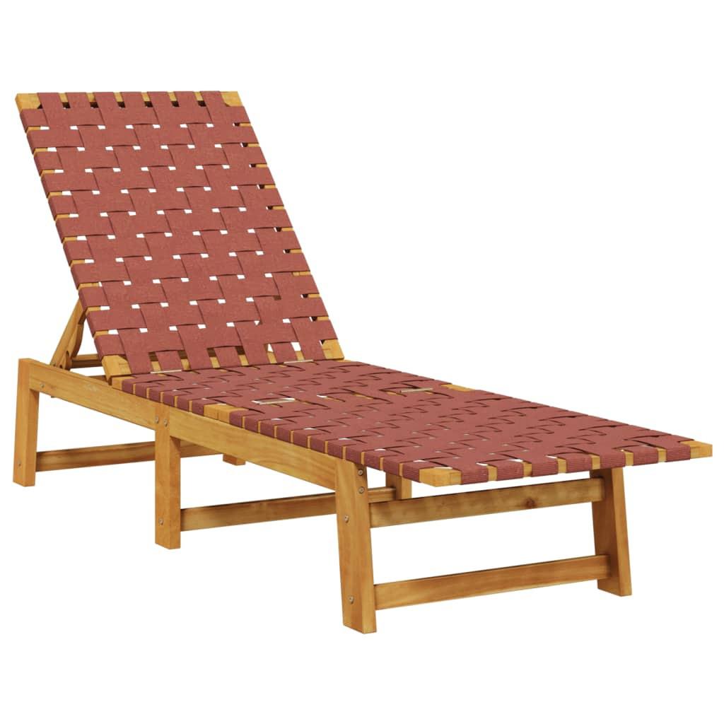 VidaXL Sonnenliege akazienholz