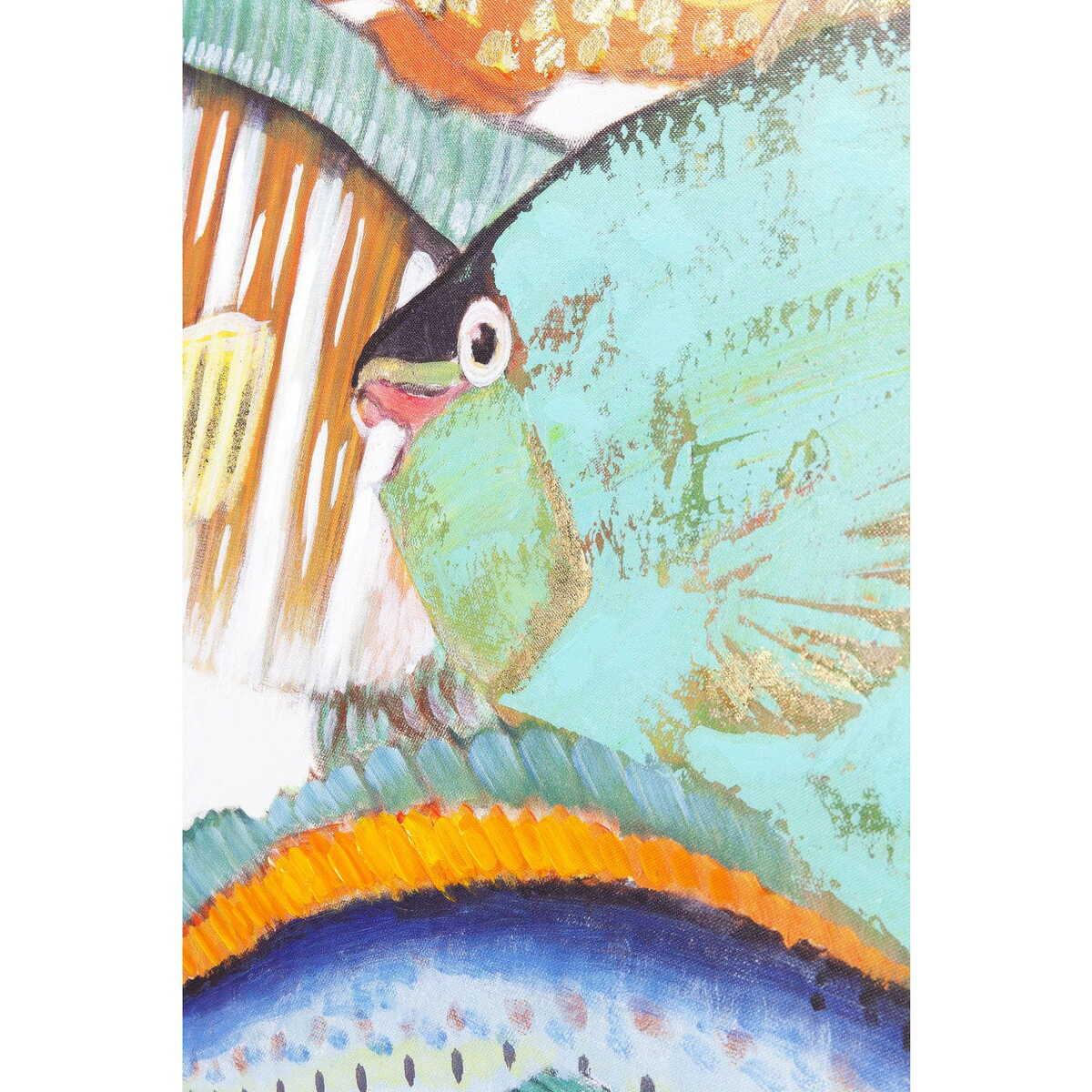 KARE Design Bild Touched Fish Meeting Two 100x70cm