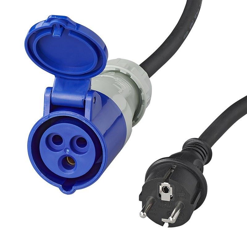 Pricenet Adapterkabel 40cm 3x2,5mm² von Schukostecker auf CEE