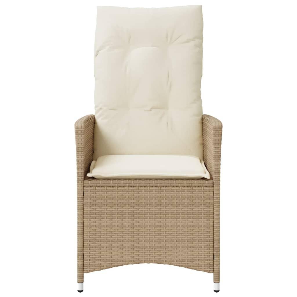 VidaXL Gartensessel verstellbar poly-rattan