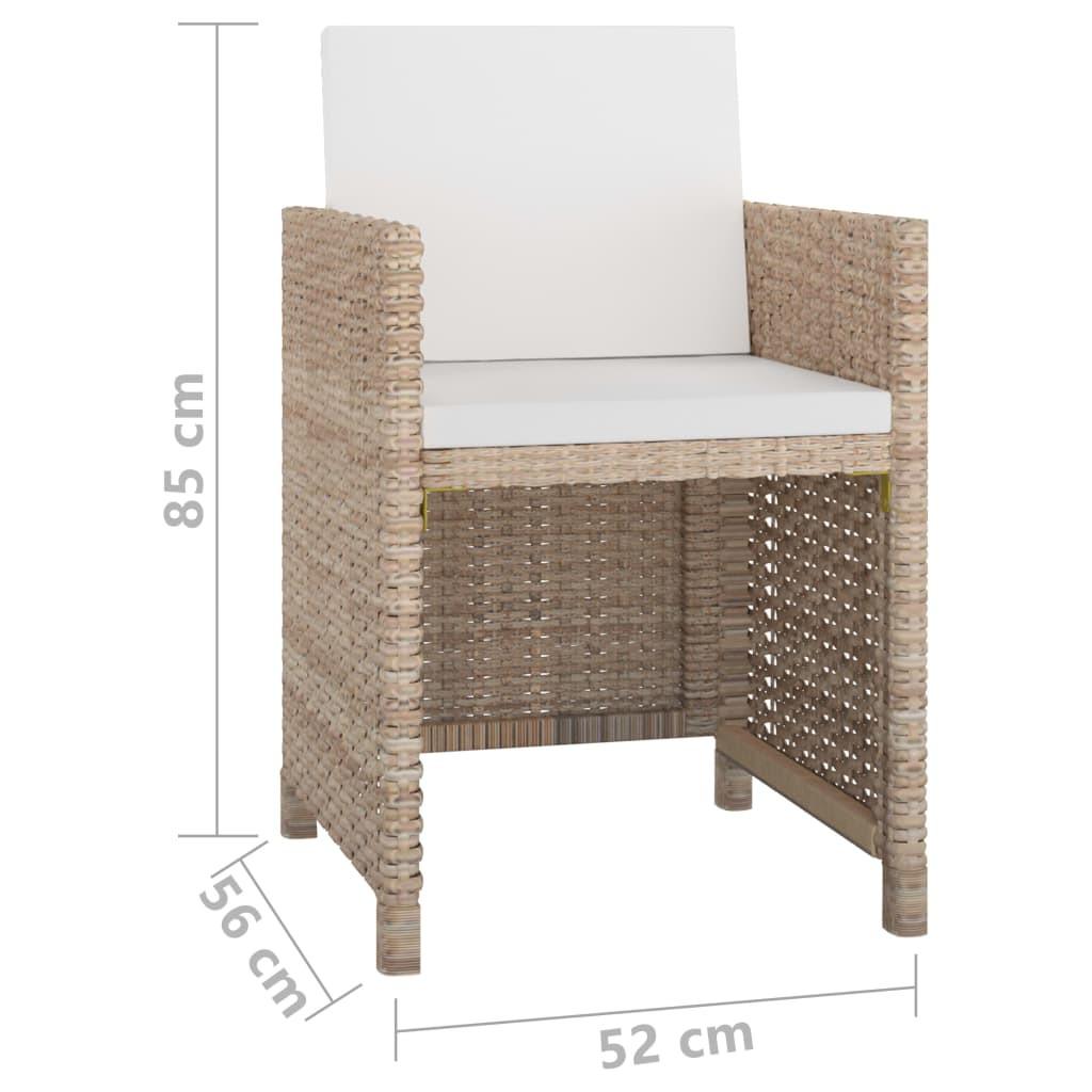 VidaXL Gartenmöbel-set poly-rattan