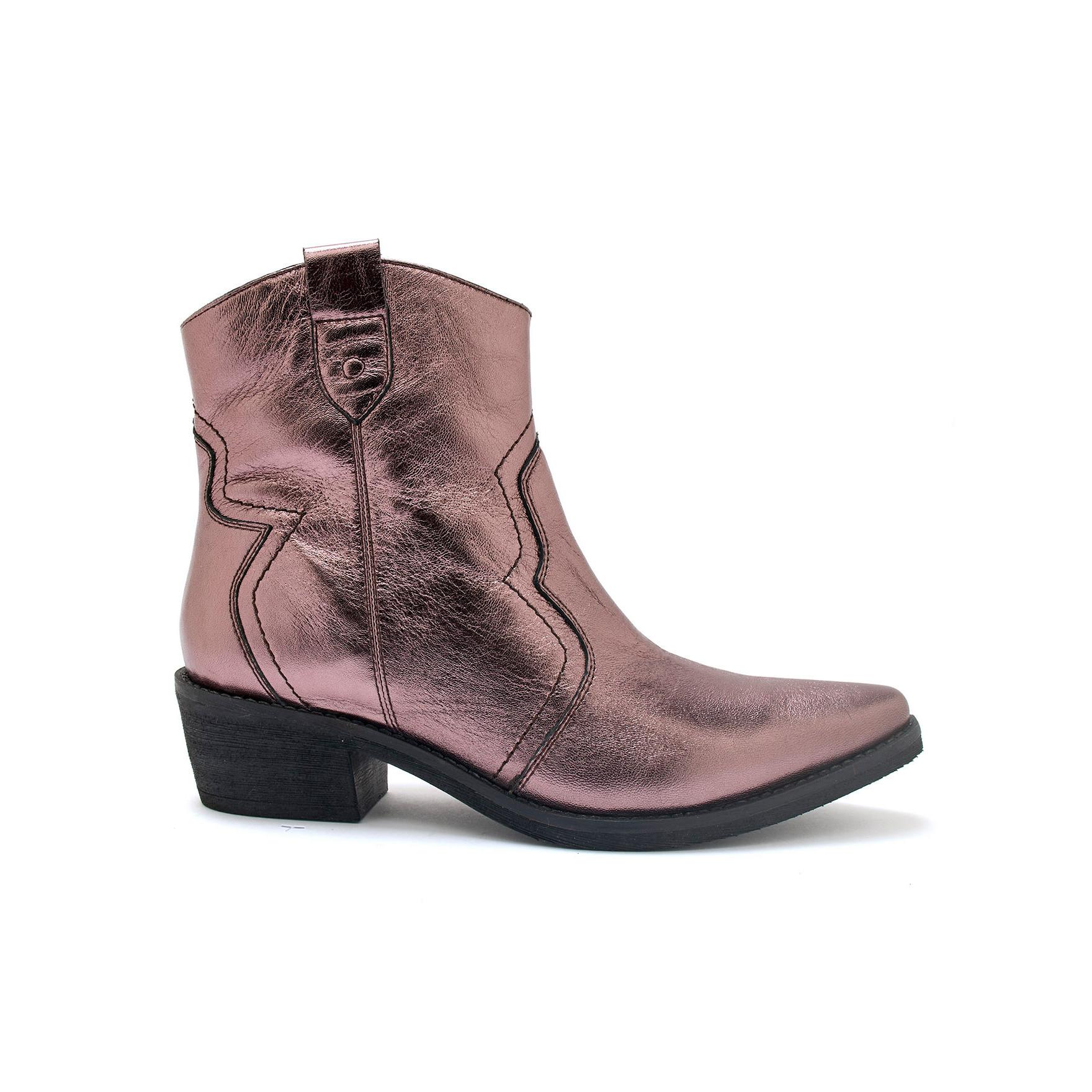 Pédiconfort reißverschluss-stiefeletten aus柔软em leder für en