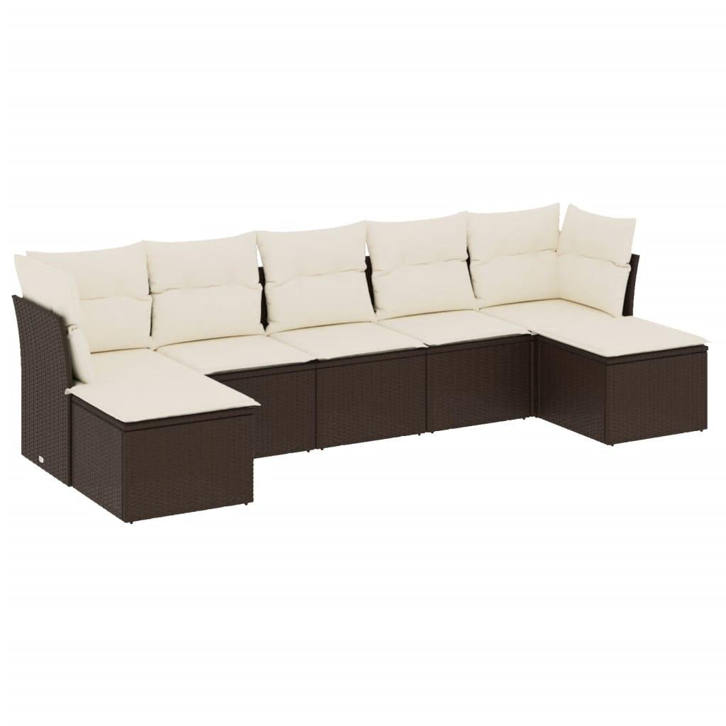 VidaXL Garten sofagarnitur poly-rattan