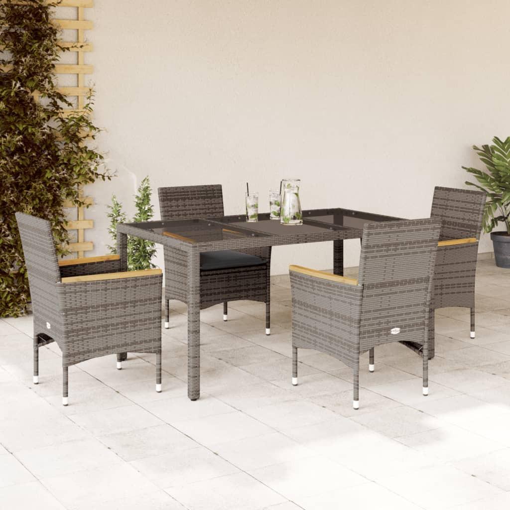 VidaXL Garten essgruppe poly-rattan