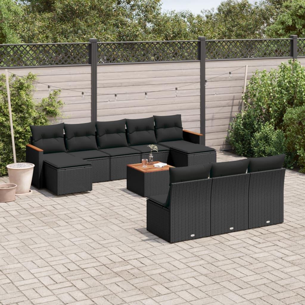 VidaXL Garten sofagarnitur poly-rattan