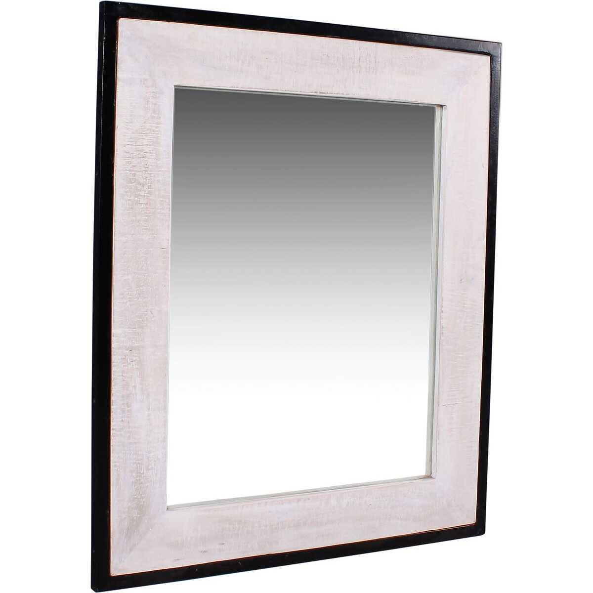 mutoni Spiegel Washed weiss 70x80