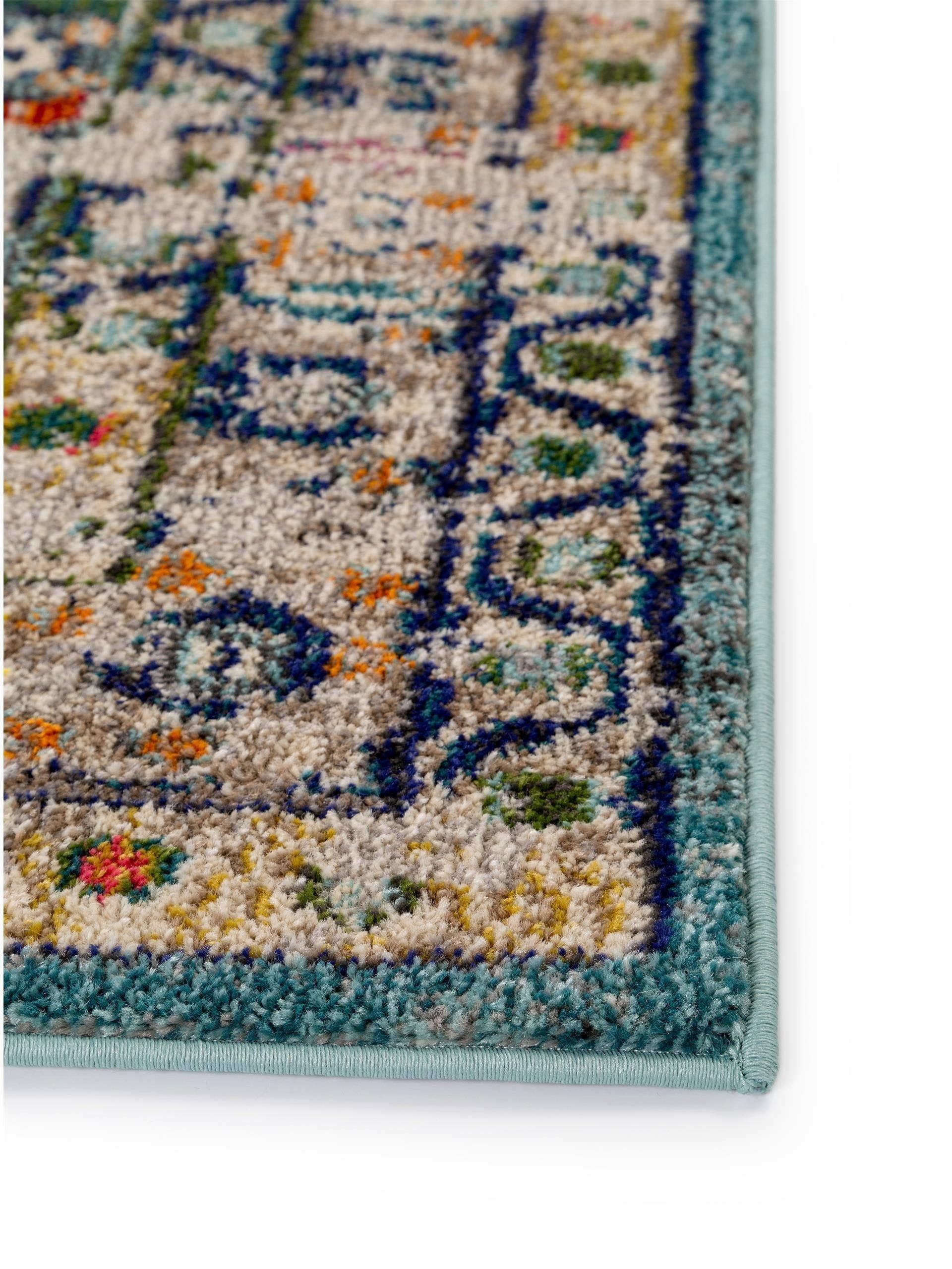 Benuta Teppich Casa Blau