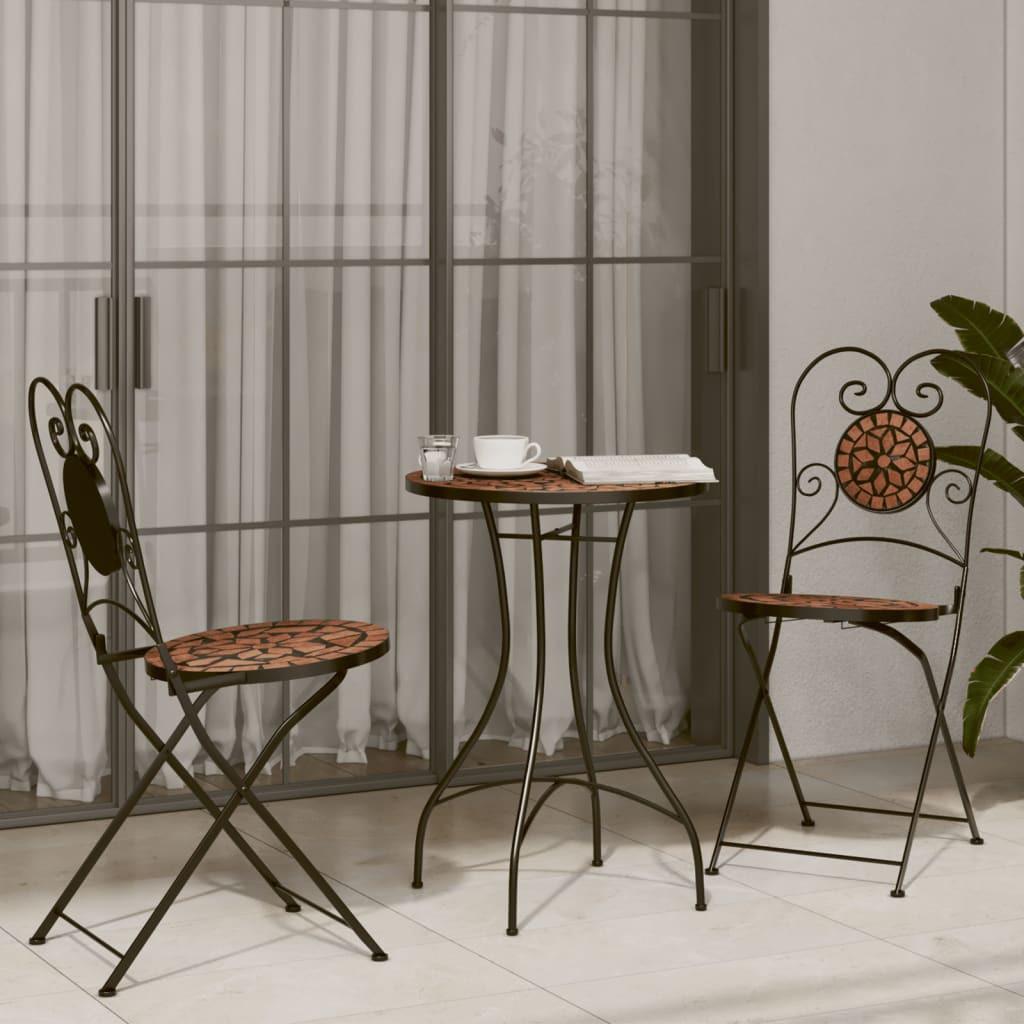 VidaXL Mosaik bistrotisch keramik