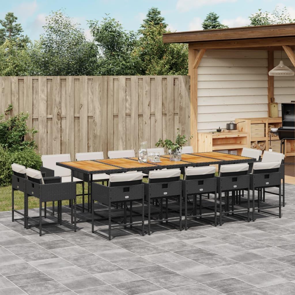 VidaXL Garten essgruppe poly-rattan