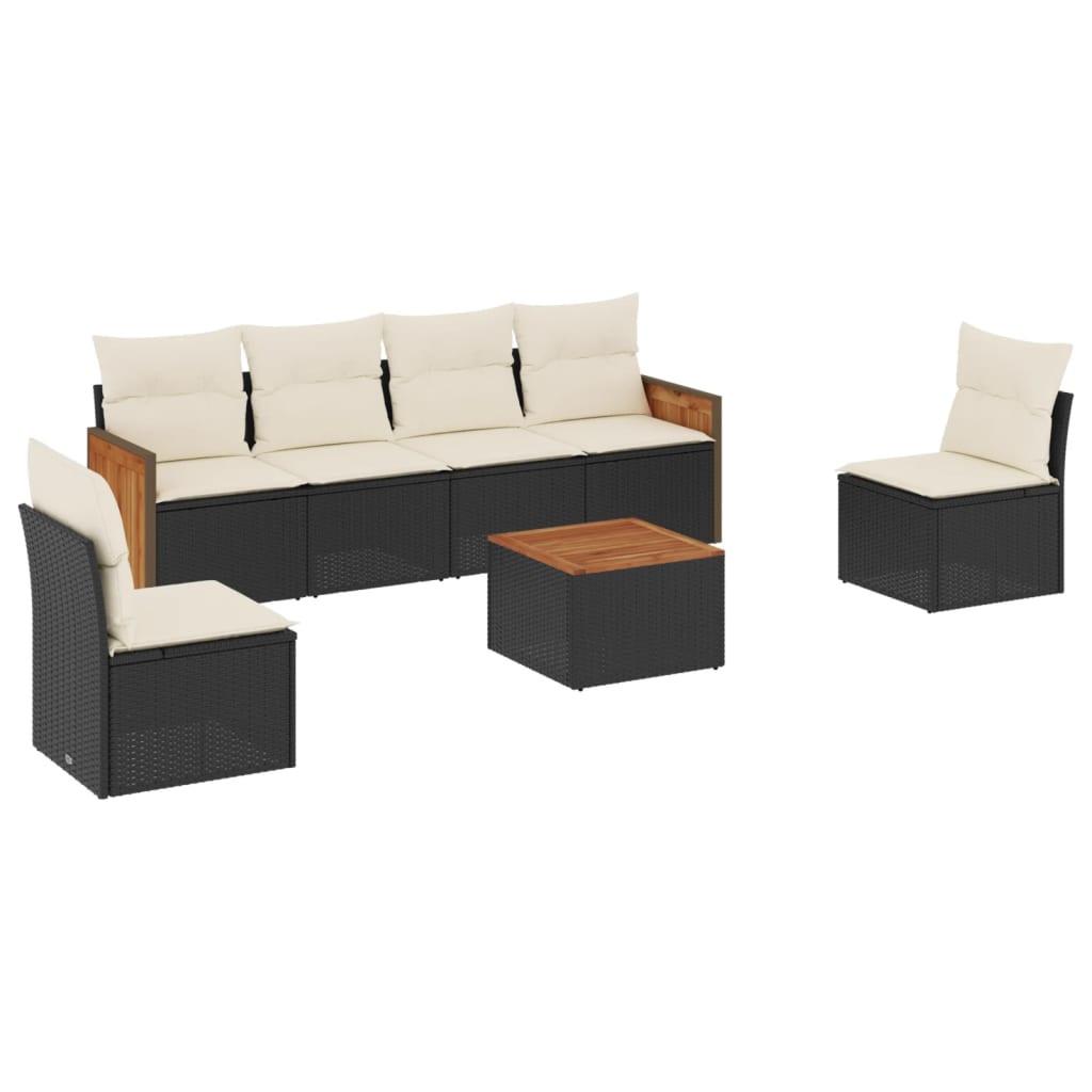 VidaXL Garten sofagarnitur poly-rattan